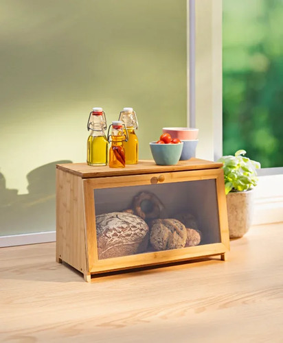 Boîte pain xxl bambou - à, en