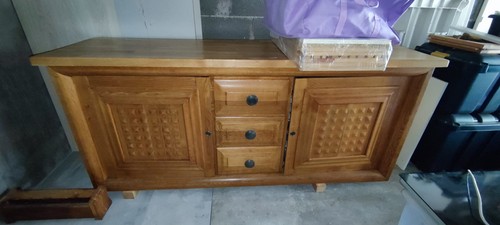 Bahut ancien chêne - en,