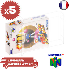 5 Boitiers de Protection Crystal Box Jeux Nintendo 64 Japonais N64 Jap 0,3mm