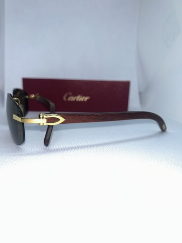 Lunettes cartier decor bois - c,