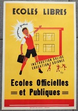 Affiche publicitaire an'50