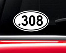 3.08 308 AR-15 Decal Vinyl Car