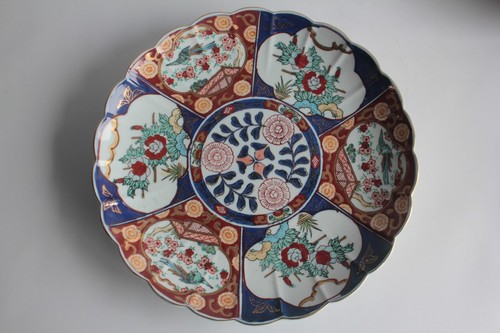 Plat gold imari porcelaine - gold,