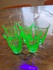 Lot De 5 Verres En Ouraline