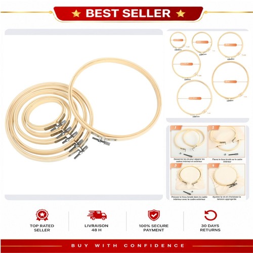 Lot tambours broder - 6,