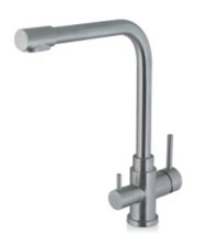 Robinet 3 voies en acier