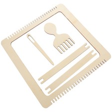  Outil de tricotage simple de tapisserie tissée en bois de métier à tisser en