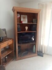 armoire haute couleur marron2 étagères+meubles à tiroir