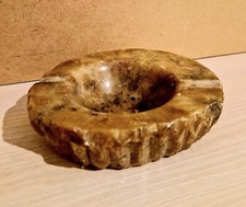 Cendrier en Albâtre Marron