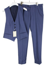 Costume Suitsupply Ferrara / Brescia Homme UK 40S / (UE) 52 2 Pièces Laine Bleu