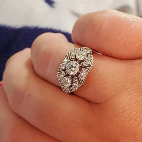 Bague art déco années - , 1880