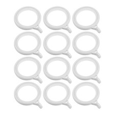  12 Pcs Anneaux De Suspension Rideau Pour Tringle À Rideaux Suspendus