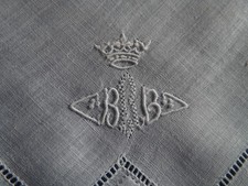 fine pochette, BRB couronne