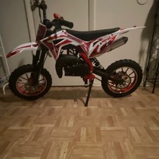 Red White Black Mini Dirt Bike