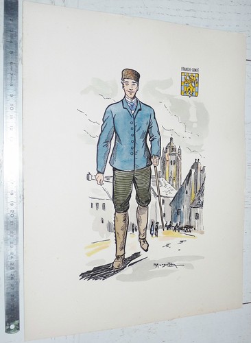 Planche chromo 1955 - planche,