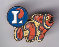 RARE PINS PIN'S .. ANIMAL POISSON FISH AQUARIUM TROPICAL HYPERMARCHE LECLERC ~EZ