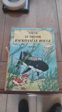 ancienne bd les aventures de TINTIN  " le trésor de rackham le rouge " an 1966