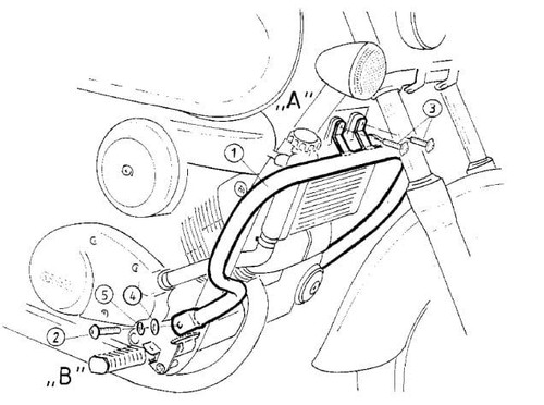 Arceau protection moteur - protection,
