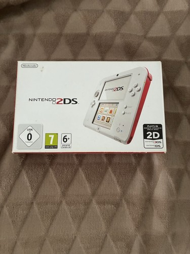 Nintendo 2ds blanche - nintendo, rouge