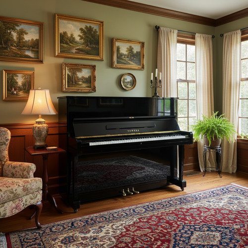 Yamaha upright piano - yamaha, 48"