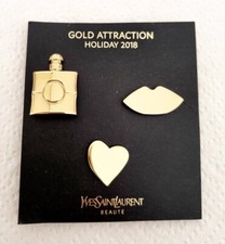 TRES RARES Lot 3 pin's YSL -