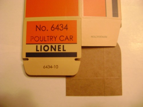 Lionel 6434 poultry - lionel,