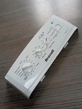 Panneau Cache Façade Affichage Programme Bouton Lave-linge Brandt WTC1135EW-F/02