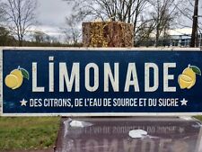 Plaque métal enseigne