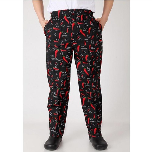 Pantalon chef imprimé - chef,