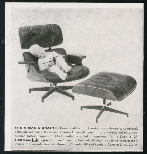 1957 charles eames lounge - eames,