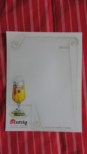 Lot menus vierge biere - vierge,