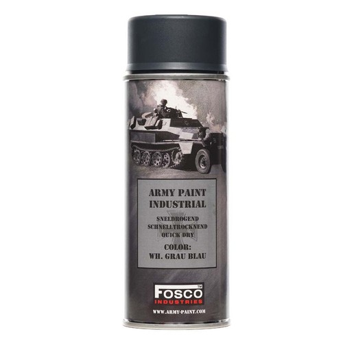 Bombe peinture bleu gris - bombe,