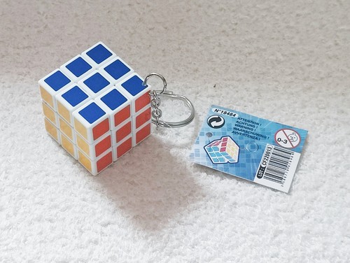 Porte clé rubis - rubis, cube