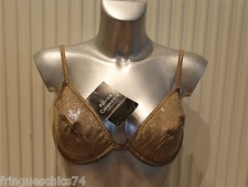 soutien gorge wonderbra python marron PATRICE CATANZARO T 105B NEUF ÉTIQUETTE