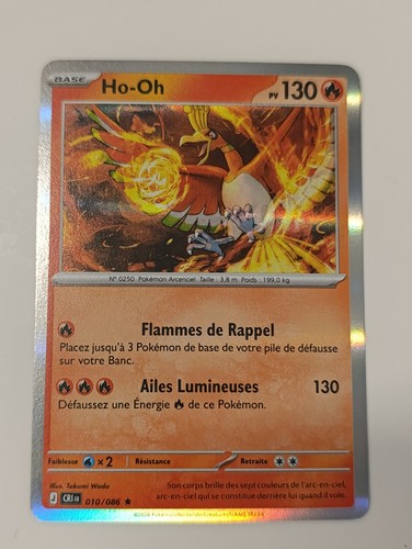 Carte pokémon 010 086 - pokémon, ho-oh