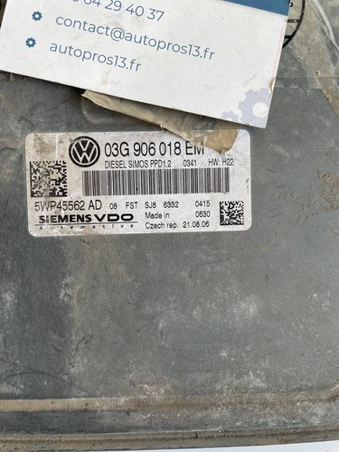 Calculateur moteur volkswagen - moteur,