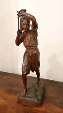 STATUE EN BRONZE ANCIENNE
