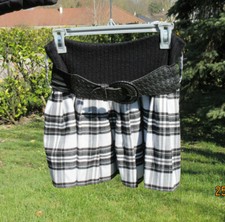 Mini jupe plissée écossaise