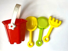 Lot de mini SEAU & Passoire Pelle Râteau pour enfant ! Jouet de sable