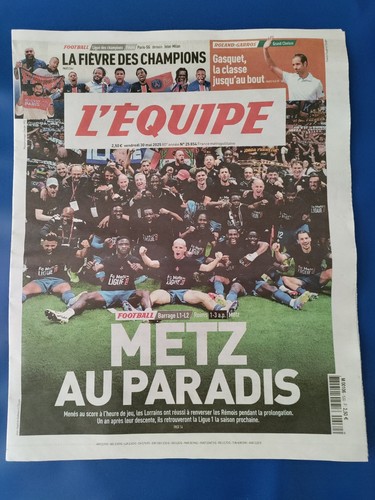 Metz journal équipe - fc,