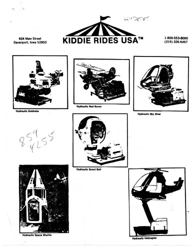 Kiddie rides usa hydraulic - rides,
