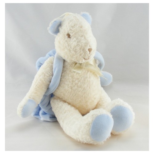 Doudou ours blanc sac dos - ours,