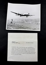 PHOTO AVION LOCKHEED AIRPLANE AIRCRAFT - FIRST 1649A SUPER CONSTELLATION 21x25cm