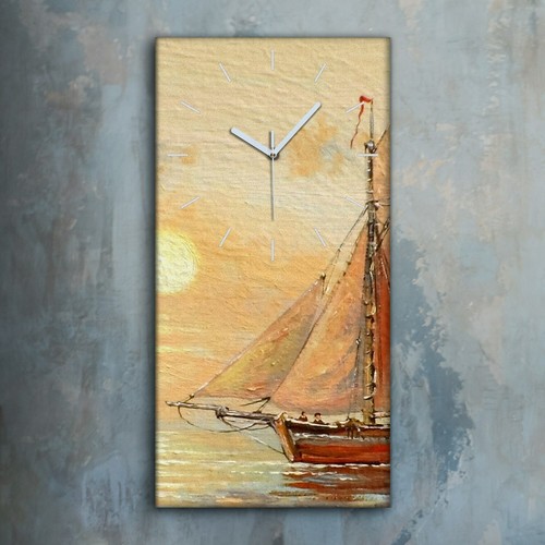 Horloge décorative sur toile