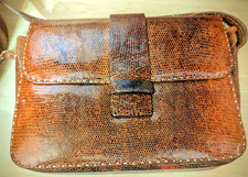 Sac vintage cuir de lézard
