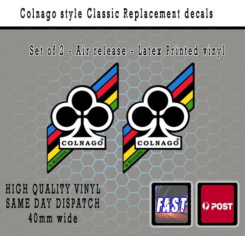 Colnago head tube - sticker, set