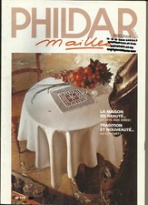 CATALOGUE TRICOT CROCHET PHILDAR POUPÉES MANTEAU CHIEN JOUETS DÉCORATION………