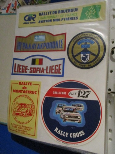 Lot autocollants sport - 6, auto