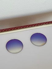 Paire de verres brun degradé