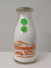 TRPP Milk Bottle Irondequoit Dairy M Willig 348 Norton St Irondequoit NY ERIE CO